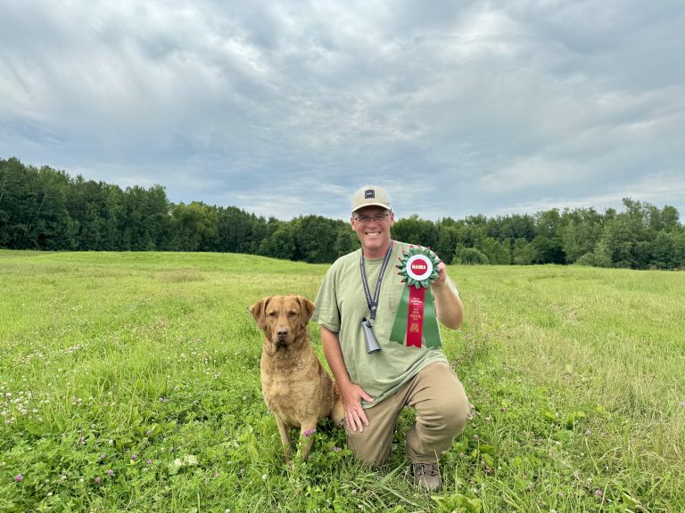 Rocky the Chesapeake first Senior Nahra Pass